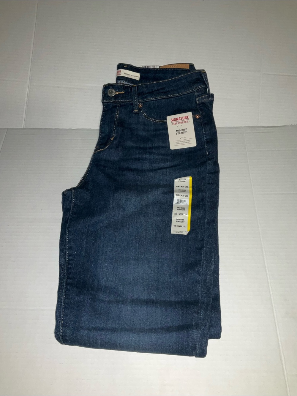 Levi's Dark Blue Straight Leg Jeans